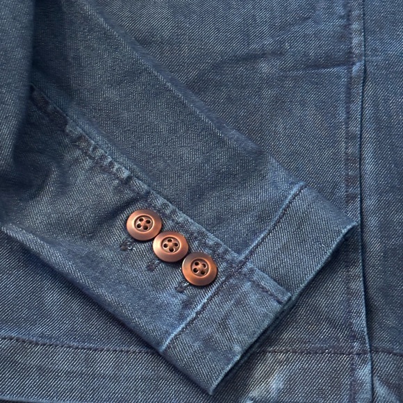 Sundance Denim Jacket Blazer. Women Sz-6 NWT | Blue | Classic | Timeless. - Picture 13 of 15